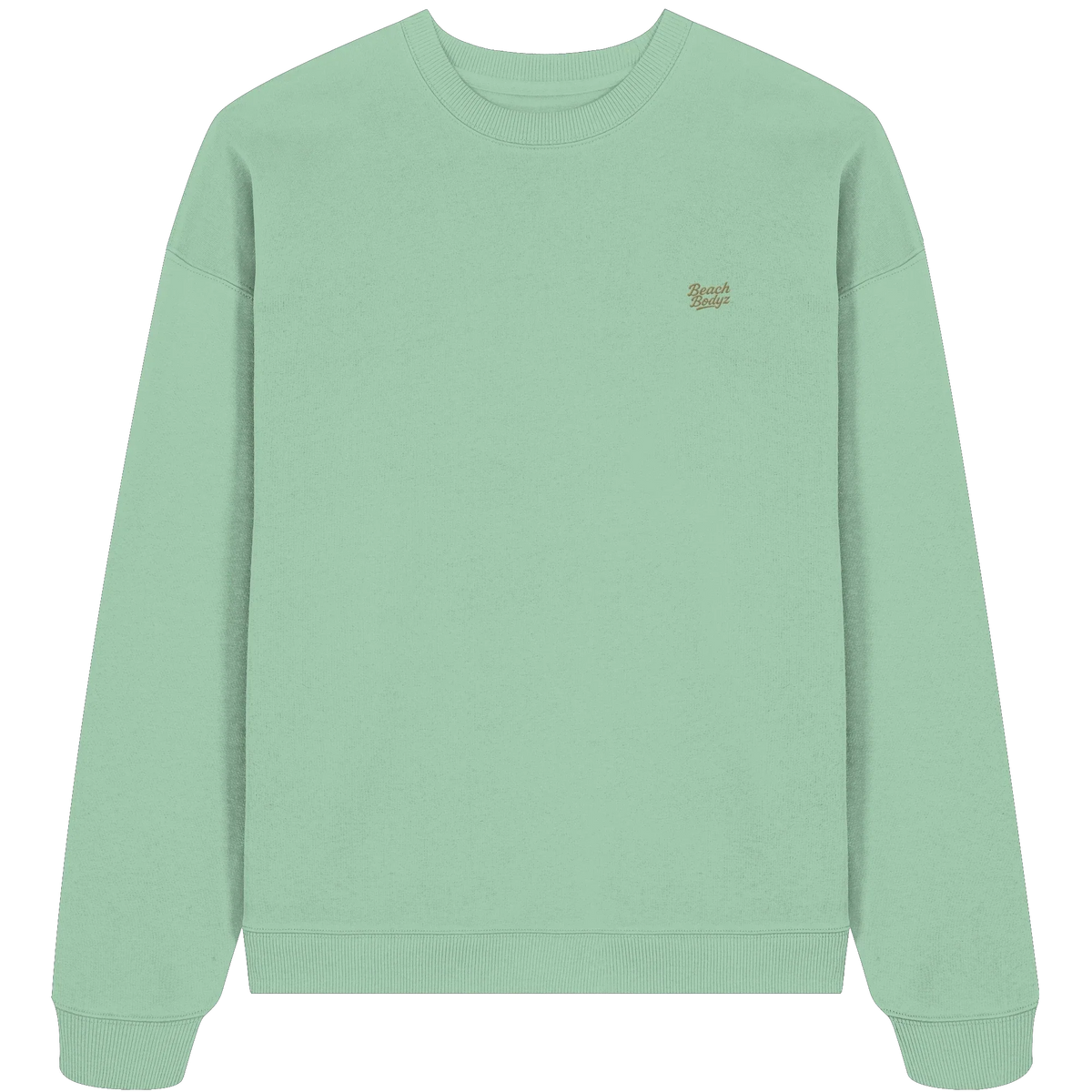 Authentic Oversize Sweatshirt 350 g/m² – Bio-Baumwolle, goldene Stickerei