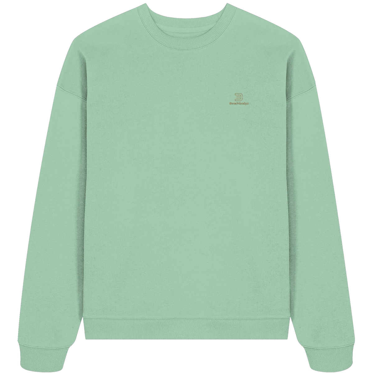 Silence Oversize Sweatshirt 350 g/m² – Bio-Baumwolle, goldene Stickerei