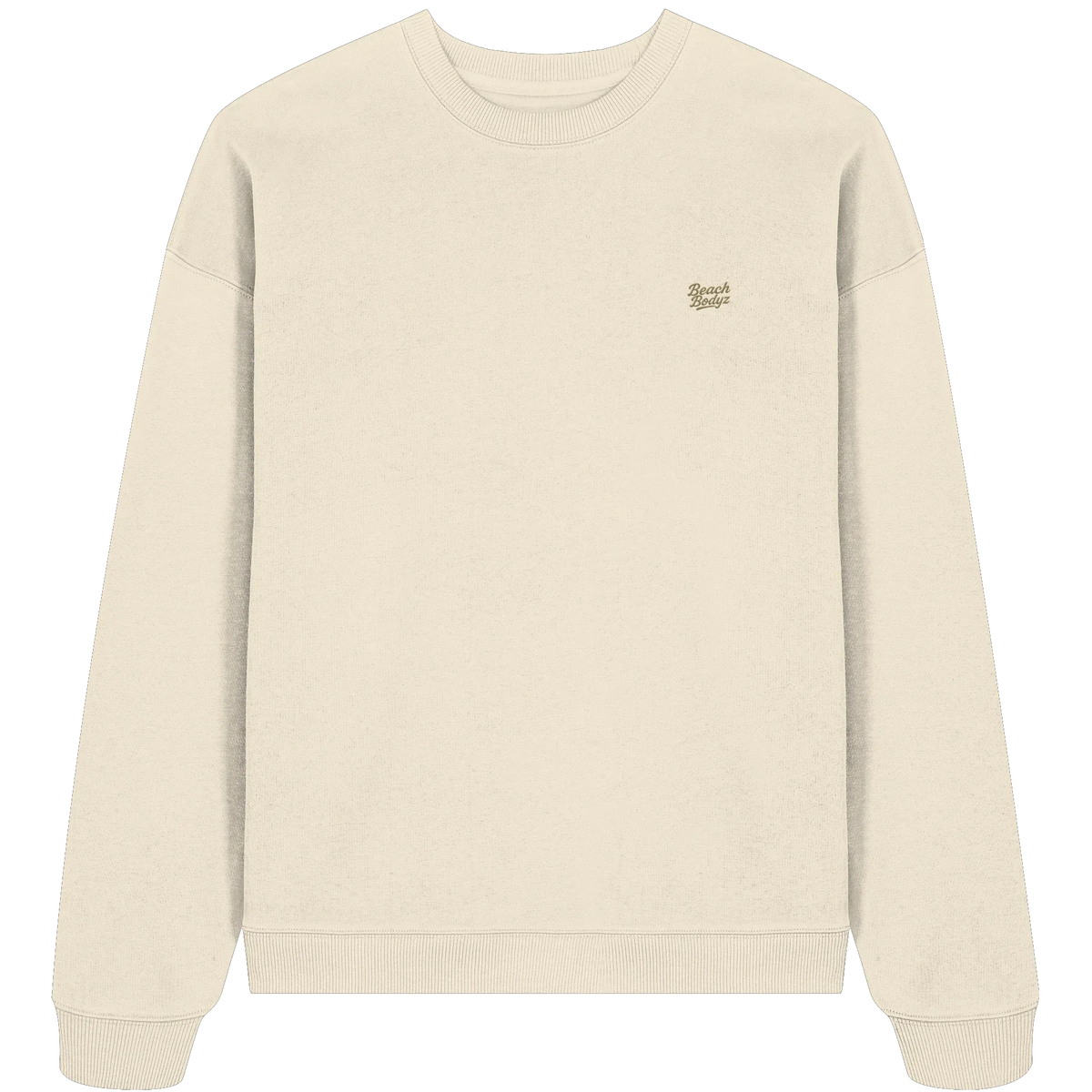 Authentic Oversize Sweatshirt 350 g/m² – Bio-Baumwolle, goldene Stickerei