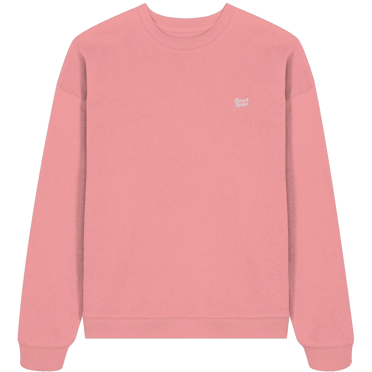 Signature Oversize Sweatshirt 350 g/m² – Bio-Baumwolle, weiße Stickerei