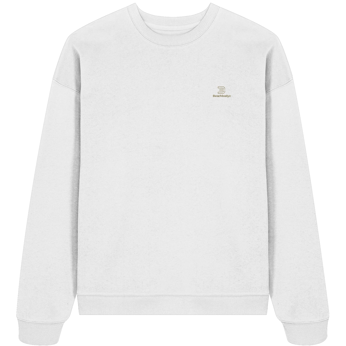 Silence Oversize Sweatshirt 350 g/m² – Bio-Baumwolle, goldene Stickerei