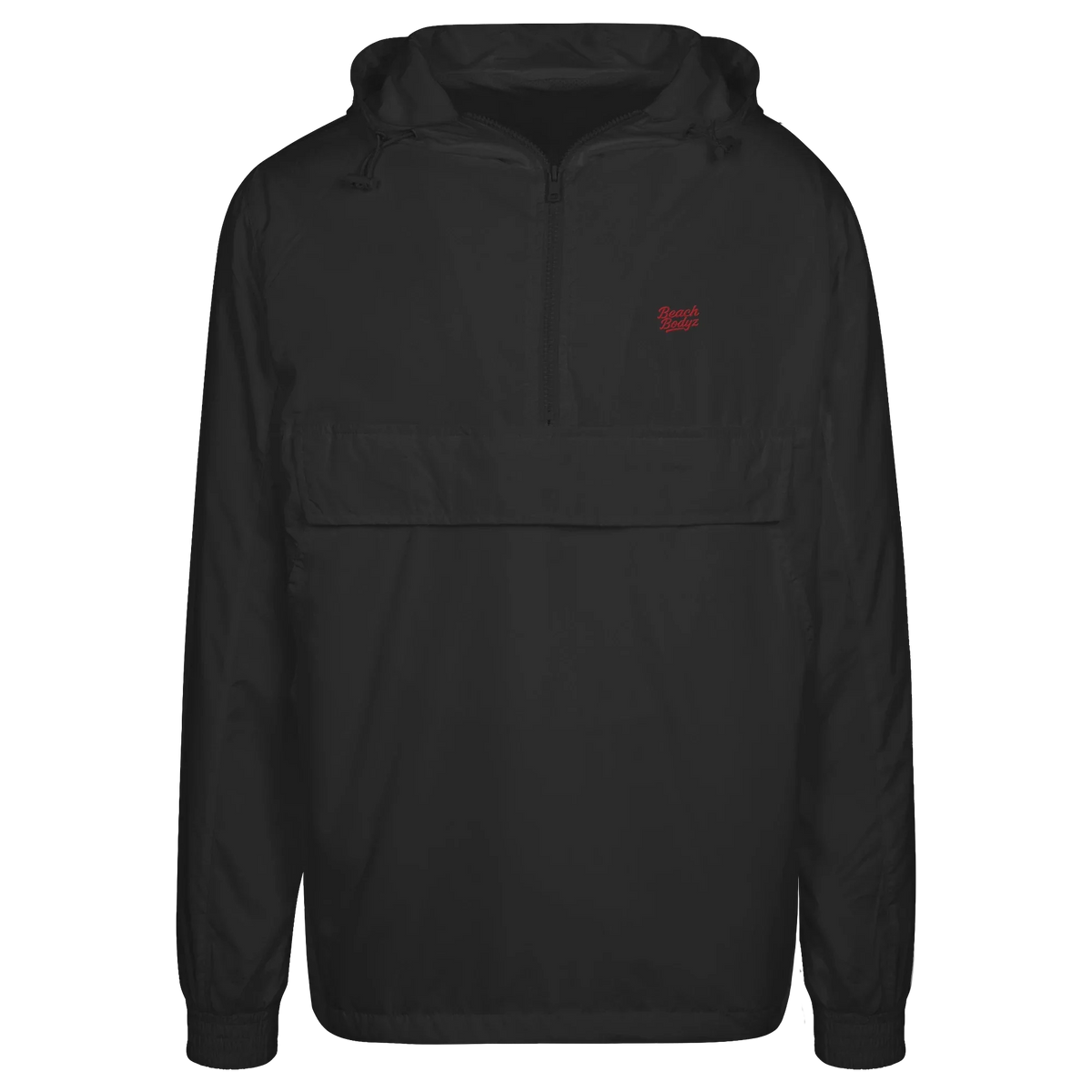 Power Windbreaker – rote Stickerei