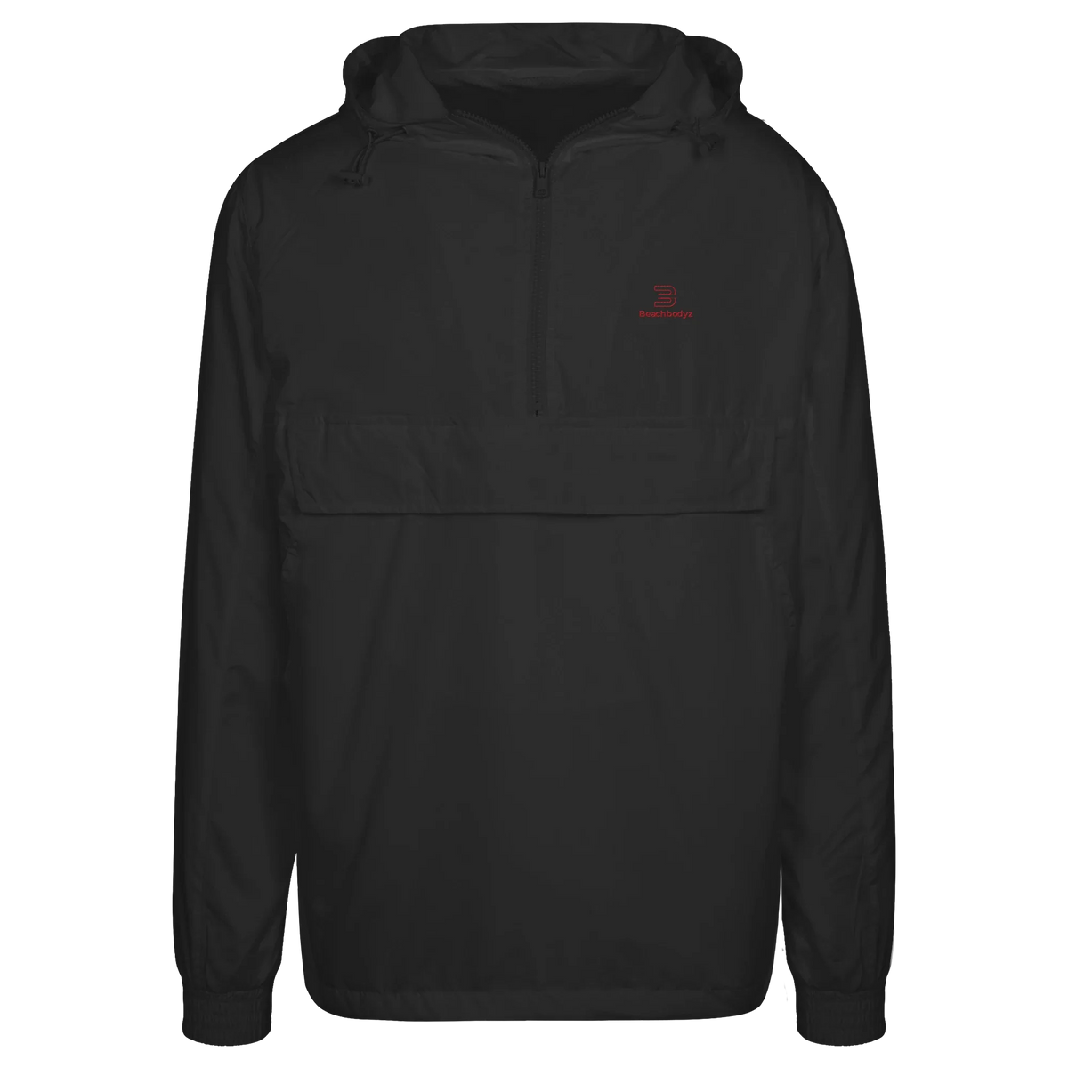 Essential Windbreaker – rote Stickerei