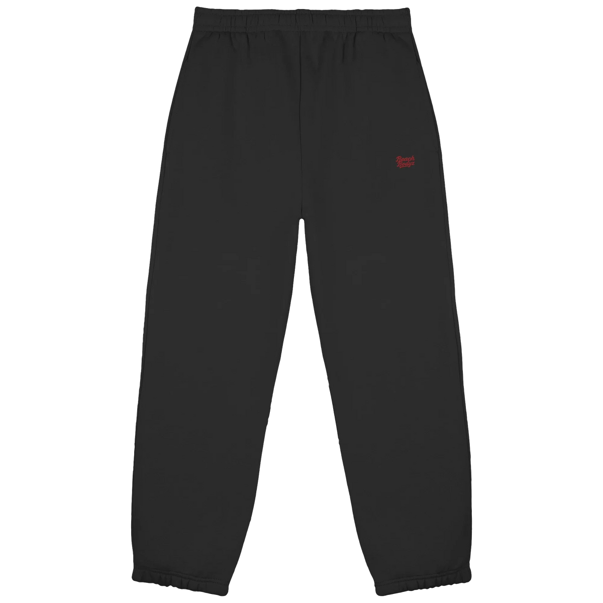 Power Fluffy Jogginghose – rote Stickerei
