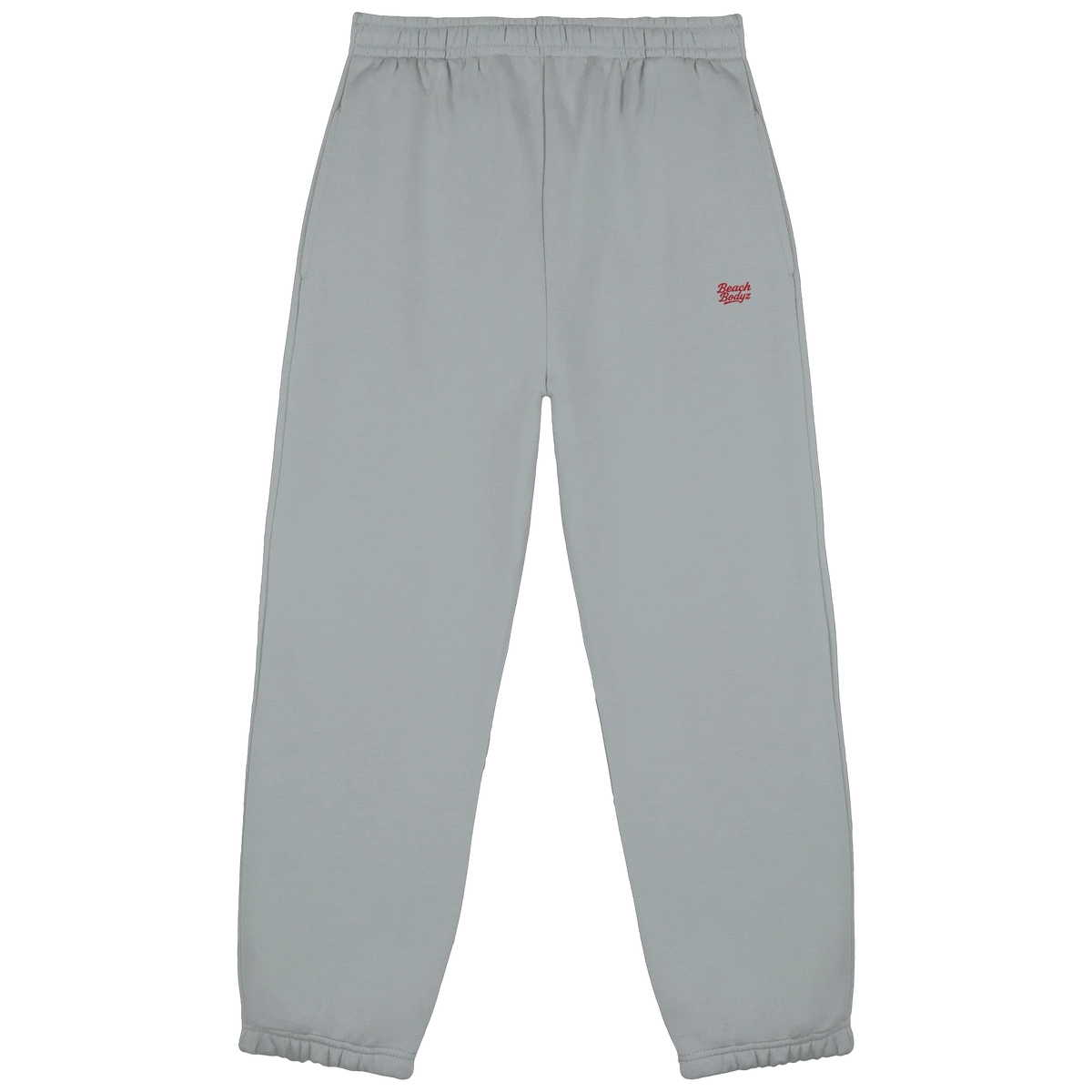 Power Fluffy Jogginghose – rote Stickerei